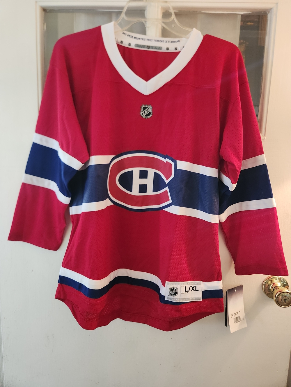 Montreal Canadiens Red Hockey Jersey NHL L/XL